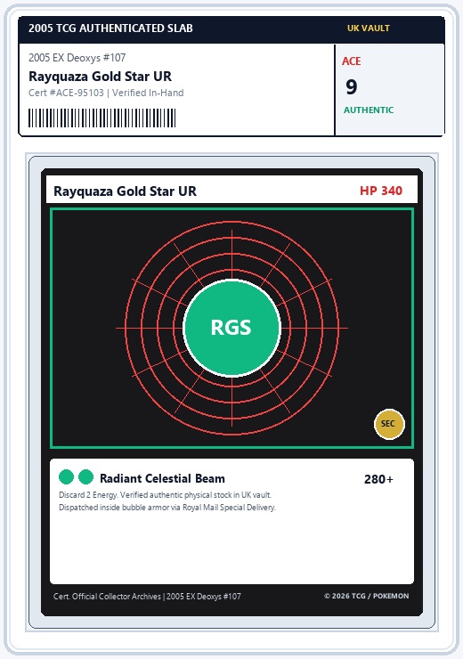 Rayquaza Gold Star UR