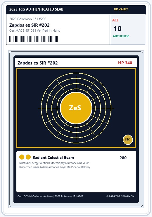 Zapdos ex SIR #202